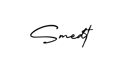 This is the best signature style for the Smedt name. Also you like these signature font (AmerikaSignatureDemo-Regular). Mix name signature. Smedt signature style 3 images and pictures png