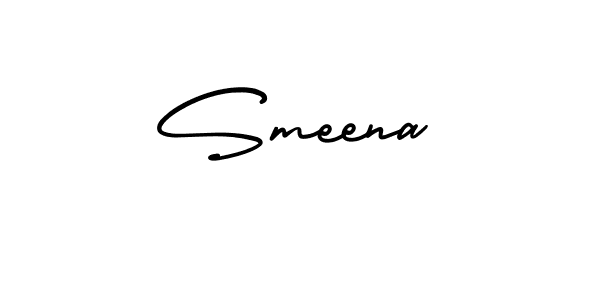 Best and Professional Signature Style for Smeena. AmerikaSignatureDemo-Regular Best Signature Style Collection. Smeena signature style 3 images and pictures png