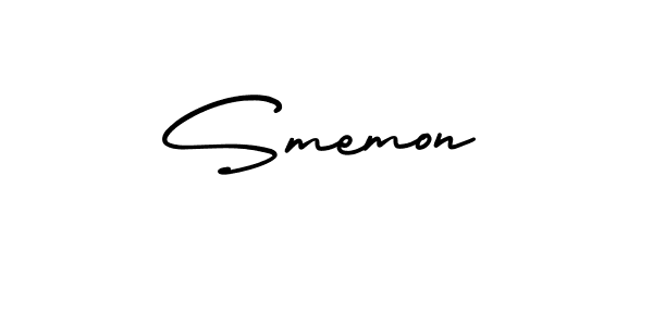 Make a beautiful signature design for name Smemon. Use this online signature maker to create a handwritten signature for free. Smemon signature style 3 images and pictures png