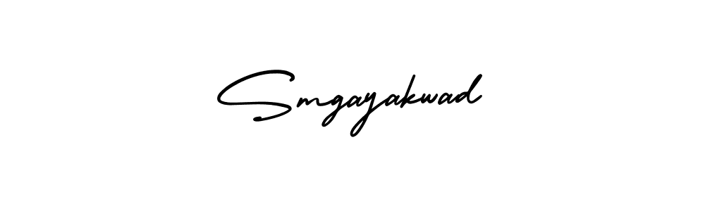 Create a beautiful signature design for name Smgayakwad. With this signature (AmerikaSignatureDemo-Regular) fonts, you can make a handwritten signature for free. Smgayakwad signature style 3 images and pictures png