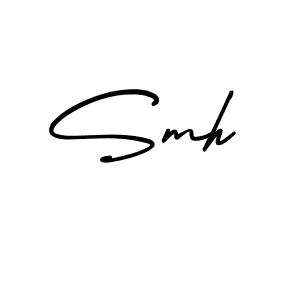 It looks lik you need a new signature style for name Smh. Design unique handwritten (AmerikaSignatureDemo-Regular) signature with our free signature maker in just a few clicks. Smh signature style 3 images and pictures png