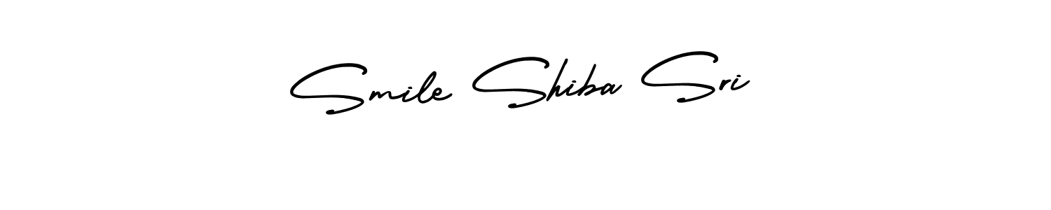 Design your own signature with our free online signature maker. With this signature software, you can create a handwritten (AmerikaSignatureDemo-Regular) signature for name Smile Shiba Sri. Smile Shiba Sri signature style 3 images and pictures png