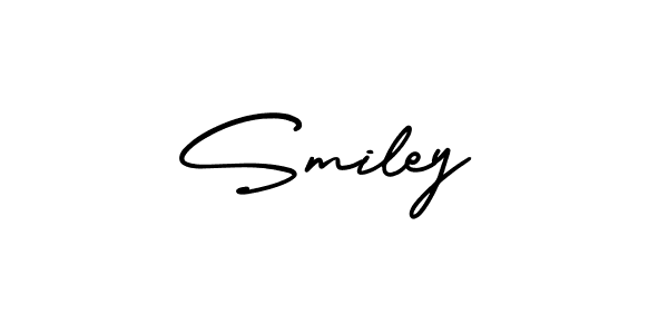 How to Draw Smiley signature style? AmerikaSignatureDemo-Regular is a latest design signature styles for name Smiley. Smiley signature style 3 images and pictures png