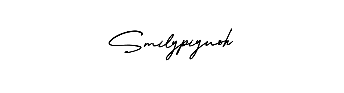 Also we have Smilypiyush name is the best signature style. Create professional handwritten signature collection using AmerikaSignatureDemo-Regular autograph style. Smilypiyush signature style 3 images and pictures png