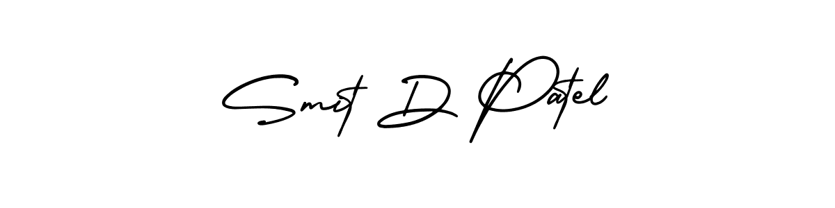 It looks lik you need a new signature style for name Smit D Patel. Design unique handwritten (AmerikaSignatureDemo-Regular) signature with our free signature maker in just a few clicks. Smit D Patel signature style 3 images and pictures png