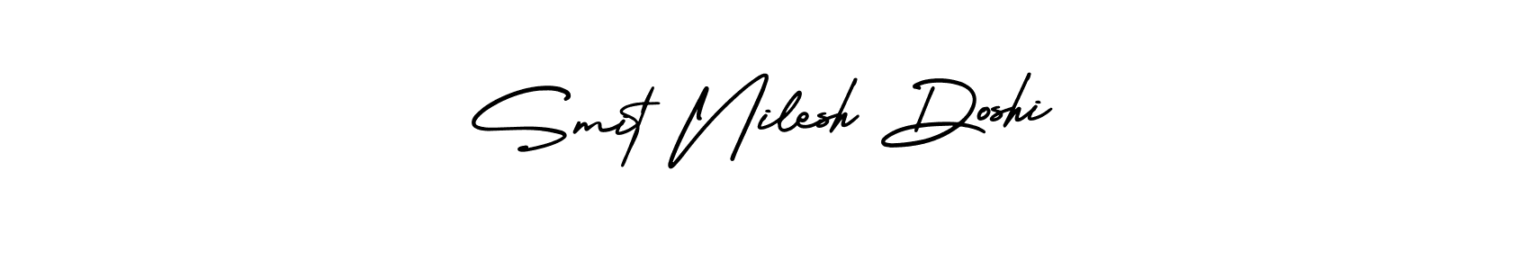 if you are searching for the best signature style for your name Smit Nilesh Doshi. so please give up your signature search. here we have designed multiple signature styles  using AmerikaSignatureDemo-Regular. Smit Nilesh Doshi signature style 3 images and pictures png