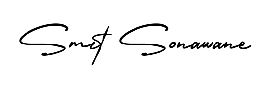 Explore multiple handwriting variations for Smit Sonawane including this stunning AmerikaSignatureDemo-Regular design. Free to use across all platforms. Smit Sonawane signature style 3 images and pictures png