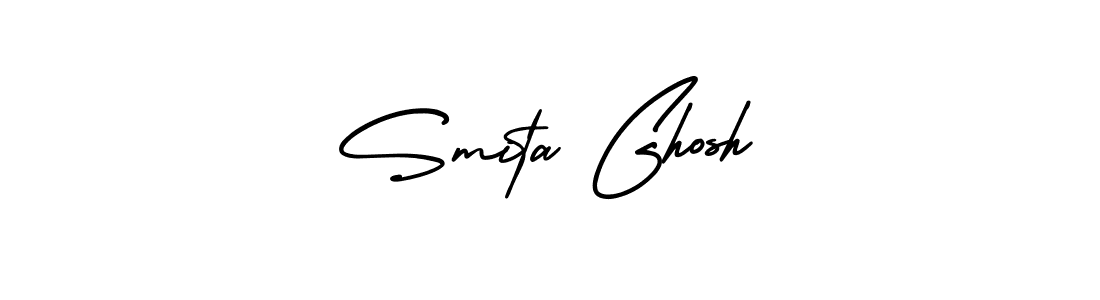 Design your own signature with our free online signature maker. With this signature software, you can create a handwritten (AmerikaSignatureDemo-Regular) signature for name Smita Ghosh. Smita Ghosh signature style 3 images and pictures png