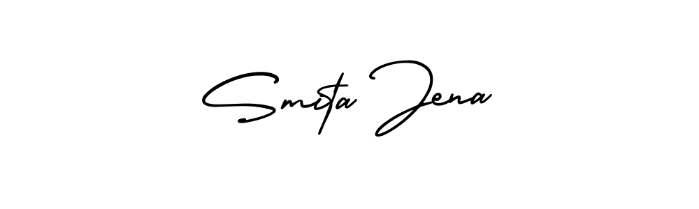 if you are searching for the best signature style for your name Smita Jena. so please give up your signature search. here we have designed multiple signature styles  using AmerikaSignatureDemo-Regular. Smita Jena signature style 3 images and pictures png