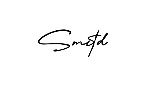 Similarly AmerikaSignatureDemo-Regular is the best handwritten signature design. Signature creator online .You can use it as an online autograph creator for name Smitd. Smitd signature style 3 images and pictures png