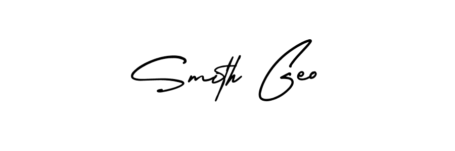 Best and Professional Signature Style for Smith Geo. AmerikaSignatureDemo-Regular Best Signature Style Collection. Smith Geo signature style 3 images and pictures png