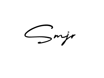 AmerikaSignatureDemo-Regular is a professional signature style that is perfect for those who want to add a touch of class to their signature. It is also a great choice for those who want to make their signature more unique. Get Smjr name to fancy signature for free. Smjr signature style 3 images and pictures png