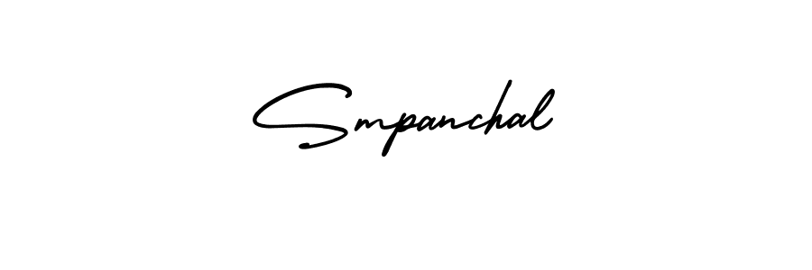 AmerikaSignatureDemo-Regular is a professional signature style that is perfect for those who want to add a touch of class to their signature. It is also a great choice for those who want to make their signature more unique. Get Smpanchal name to fancy signature for free. Smpanchal signature style 3 images and pictures png