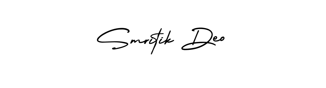 See photos of Smritik Deo official signature by Spectra . Check more albums & portfolios. Read reviews & check more about AmerikaSignatureDemo-Regular font. Smritik Deo signature style 3 images and pictures png