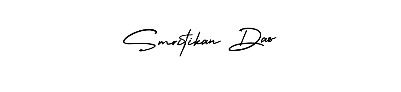 Make a beautiful signature design for name Smritikan Das. With this signature (AmerikaSignatureDemo-Regular) style, you can create a handwritten signature for free. Smritikan Das signature style 3 images and pictures png