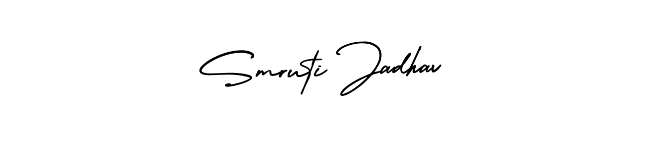 Here are the top 10 professional signature styles for the name Smruti Jadhav. These are the best autograph styles you can use for your name. Smruti Jadhav signature style 3 images and pictures png