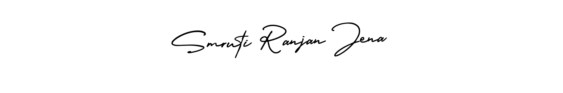Use a signature maker to create a handwritten signature online. With this signature software, you can design (AmerikaSignatureDemo-Regular) your own signature for name Smruti Ranjan Jena. Smruti Ranjan Jena signature style 3 images and pictures png