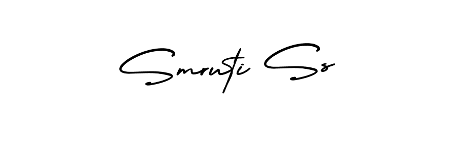 Make a beautiful signature design for name Smruti Ss. Use this online signature maker to create a handwritten signature for free. Smruti Ss signature style 3 images and pictures png