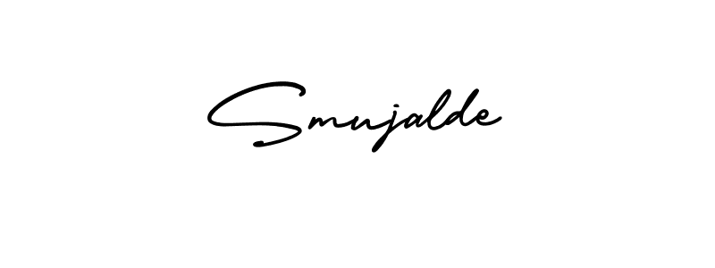 AmerikaSignatureDemo-Regular is a professional signature style that is perfect for those who want to add a touch of class to their signature. It is also a great choice for those who want to make their signature more unique. Get Smujalde name to fancy signature for free. Smujalde signature style 3 images and pictures png