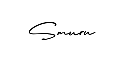 How to Draw Smuru signature style? AmerikaSignatureDemo-Regular is a latest design signature styles for name Smuru. Smuru signature style 3 images and pictures png