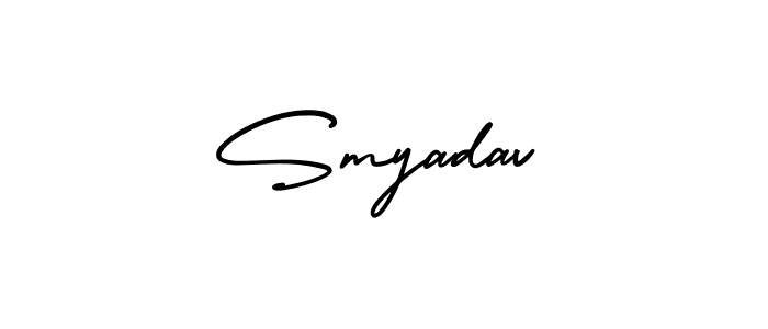 Make a short Smyadav signature style. Manage your documents anywhere anytime using AmerikaSignatureDemo-Regular. Create and add eSignatures, submit forms, share and send files easily. Smyadav signature style 3 images and pictures png