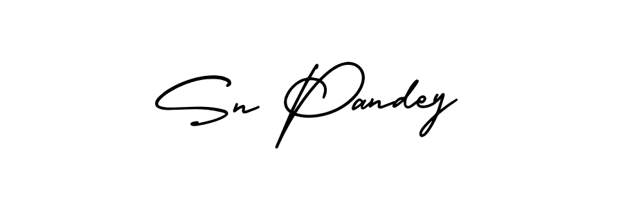 Make a beautiful signature design for name Sn Pandey. Use this online signature maker to create a handwritten signature for free. Sn Pandey signature style 3 images and pictures png