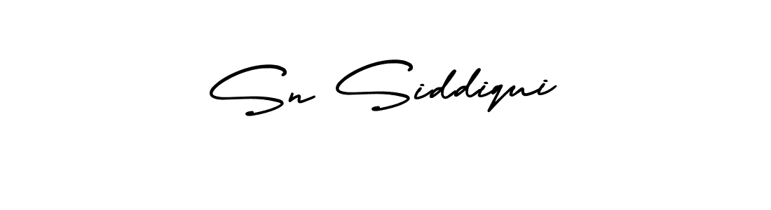 if you are searching for the best signature style for your name Sn Siddiqui. so please give up your signature search. here we have designed multiple signature styles  using AmerikaSignatureDemo-Regular. Sn Siddiqui signature style 3 images and pictures png