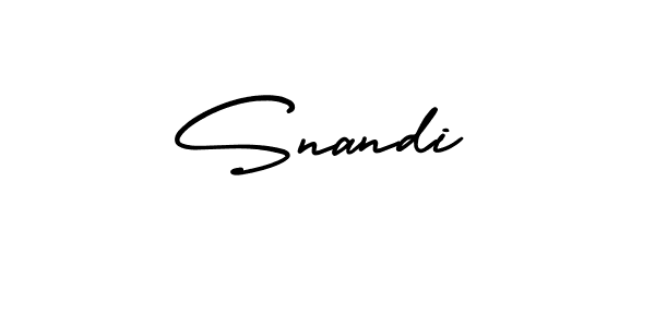 This is the best signature style for the Snandi name. Also you like these signature font (AmerikaSignatureDemo-Regular). Mix name signature. Snandi signature style 3 images and pictures png