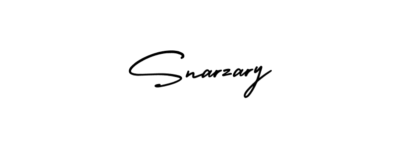 It looks lik you need a new signature style for name Snarzary. Design unique handwritten (AmerikaSignatureDemo-Regular) signature with our free signature maker in just a few clicks. Snarzary signature style 3 images and pictures png