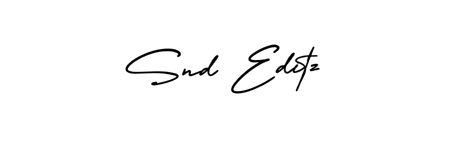 How to make Snd Editz signature? AmerikaSignatureDemo-Regular is a professional autograph style. Create handwritten signature for Snd Editz name. Snd Editz signature style 3 images and pictures png