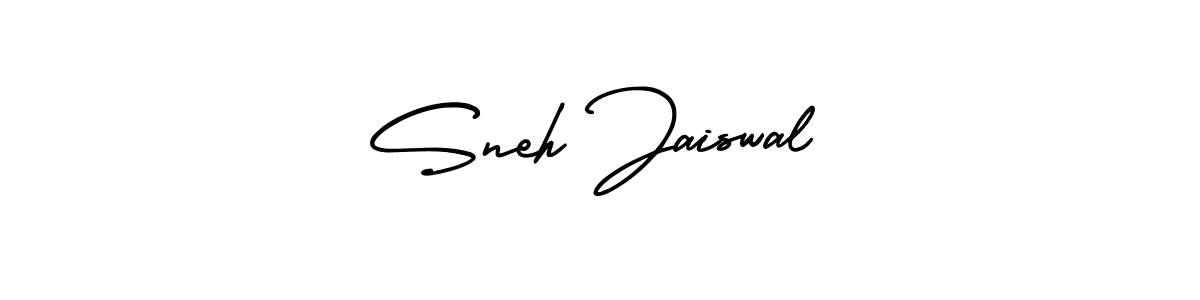 Make a beautiful signature design for name Sneh Jaiswal. With this signature (AmerikaSignatureDemo-Regular) style, you can create a handwritten signature for free. Sneh Jaiswal signature style 3 images and pictures png