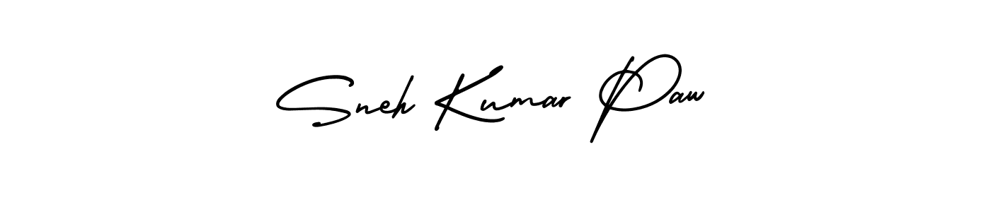 Also we have Sneh Kumar Paw name is the best signature style. Create professional handwritten signature collection using AmerikaSignatureDemo-Regular autograph style. Sneh Kumar Paw signature style 3 images and pictures png