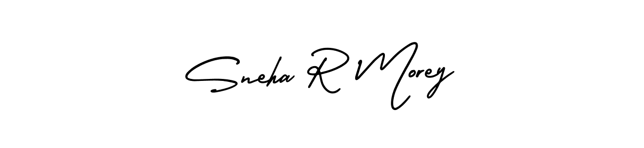 It looks lik you need a new signature style for name Sneha R Morey. Design unique handwritten (AmerikaSignatureDemo-Regular) signature with our free signature maker in just a few clicks. Sneha R Morey signature style 3 images and pictures png