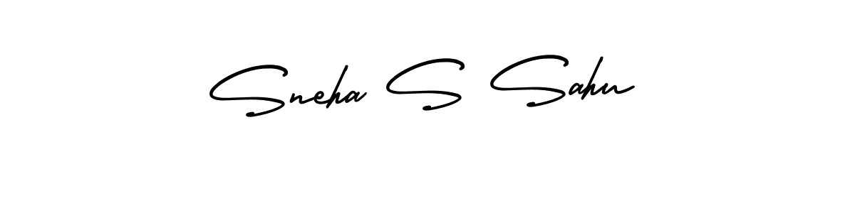 Make a short Sneha S Sahu signature style. Manage your documents anywhere anytime using AmerikaSignatureDemo-Regular. Create and add eSignatures, submit forms, share and send files easily. Sneha S Sahu signature style 3 images and pictures png