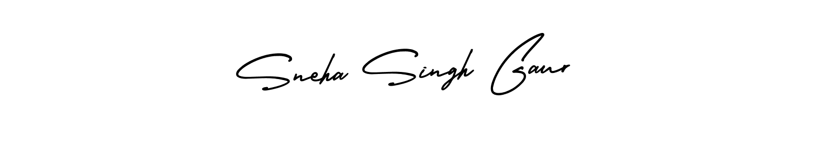 Use a signature maker to create a handwritten signature online. With this signature software, you can design (AmerikaSignatureDemo-Regular) your own signature for name Sneha Singh Gaur. Sneha Singh Gaur signature style 3 images and pictures png