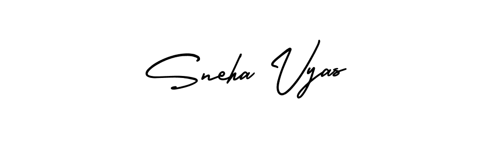 Use a signature maker to create a handwritten signature online. With this signature software, you can design (AmerikaSignatureDemo-Regular) your own signature for name Sneha Vyas. Sneha Vyas signature style 3 images and pictures png