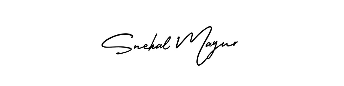 Similarly AmerikaSignatureDemo-Regular is the best handwritten signature design. Signature creator online .You can use it as an online autograph creator for name Snehal Mayur. Snehal Mayur signature style 3 images and pictures png