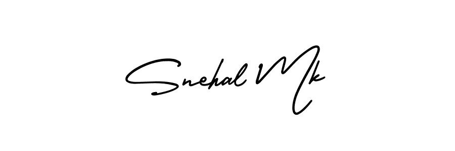 Make a beautiful signature design for name Snehal Mk. Use this online signature maker to create a handwritten signature for free. Snehal Mk signature style 3 images and pictures png