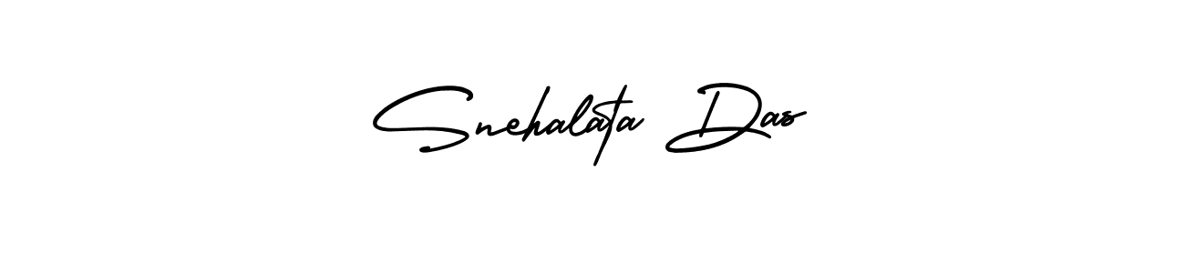 How to make Snehalata Das name signature. Use AmerikaSignatureDemo-Regular style for creating short signs online. This is the latest handwritten sign. Snehalata Das signature style 3 images and pictures png