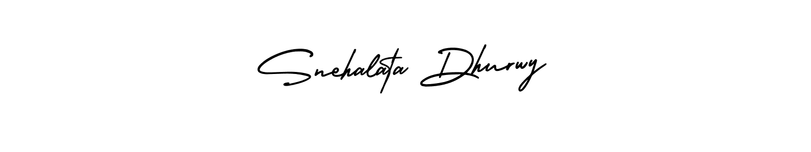 Use a signature maker to create a handwritten signature online. With this signature software, you can design (AmerikaSignatureDemo-Regular) your own signature for name Snehalata Dhurwy. Snehalata Dhurwy signature style 3 images and pictures png