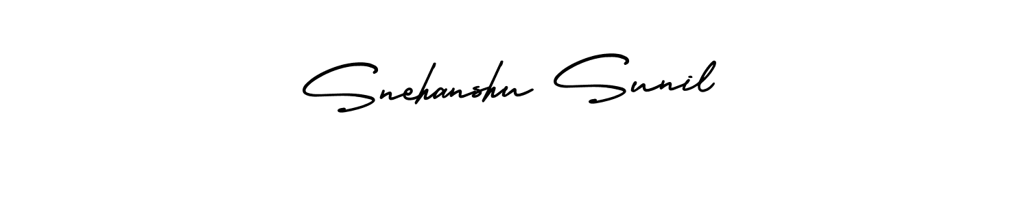 Check out images of Autograph of Snehanshu Sunil name. Actor Snehanshu Sunil Signature Style. AmerikaSignatureDemo-Regular is a professional sign style online. Snehanshu Sunil signature style 3 images and pictures png