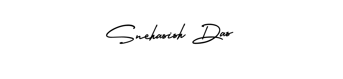 The best way (AmerikaSignatureDemo-Regular) to make a short signature is to pick only two or three words in your name. The name Snehasish Das include a total of six letters. For converting this name. Snehasish Das signature style 3 images and pictures png