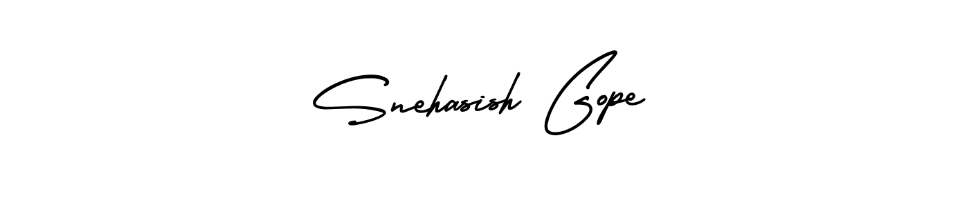 Use a signature maker to create a handwritten signature online. With this signature software, you can design (AmerikaSignatureDemo-Regular) your own signature for name Snehasish Gope. Snehasish Gope signature style 3 images and pictures png