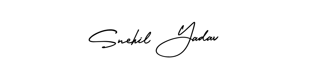 Best and Professional Signature Style for Snehil Yadav. AmerikaSignatureDemo-Regular Best Signature Style Collection. Snehil Yadav signature style 3 images and pictures png