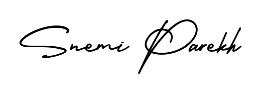 A dynamic signature style for Snemi Parekh using AmerikaSignatureDemo-Regular script. Designed to look authentic, handwritten, and professional. Snemi Parekh signature style 3 images and pictures png