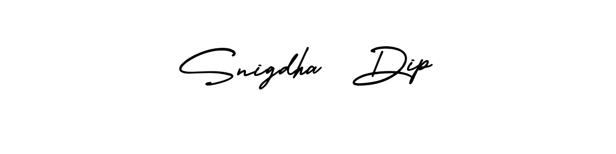 You can use this online signature creator to create a handwritten signature for the name Snigdha  Dip. This is the best online autograph maker. Snigdha  Dip signature style 3 images and pictures png