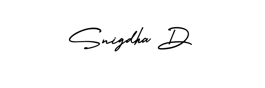 Check out images of Autograph of Snigdha D name. Actor Snigdha D Signature Style. AmerikaSignatureDemo-Regular is a professional sign style online. Snigdha D signature style 3 images and pictures png