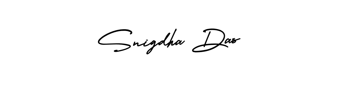 How to make Snigdha Das signature? AmerikaSignatureDemo-Regular is a professional autograph style. Create handwritten signature for Snigdha Das name. Snigdha Das signature style 3 images and pictures png