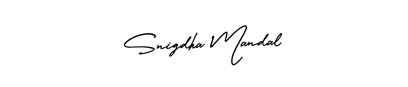 Check out images of Autograph of Snigdha Mandal name. Actor Snigdha Mandal Signature Style. AmerikaSignatureDemo-Regular is a professional sign style online. Snigdha Mandal signature style 3 images and pictures png