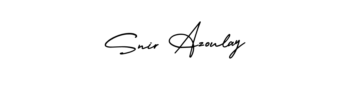 How to make Snir Azoulay signature? AmerikaSignatureDemo-Regular is a professional autograph style. Create handwritten signature for Snir Azoulay name. Snir Azoulay signature style 3 images and pictures png